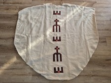 Weißes Messgewand, Wollstoff