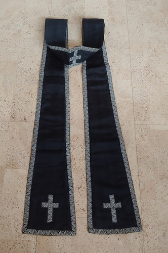 Schöne schwarze spatenstola - spatenstola,