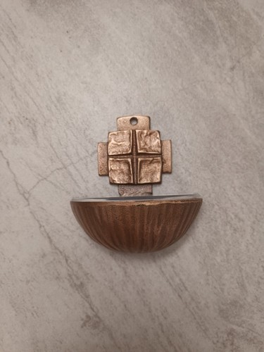 Weihwasserbecken aus bronze - aus,