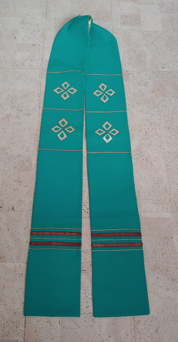 Grüne überstole segensstola - grüne, Überstole/segensstola