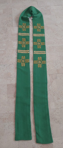 Lange grüne segensstola - lange,