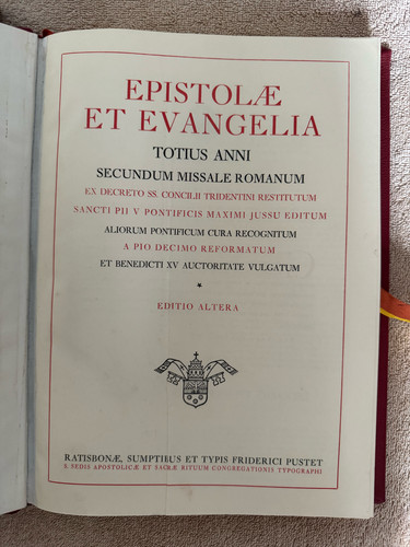 Epistolae evangelia - epistolae, et