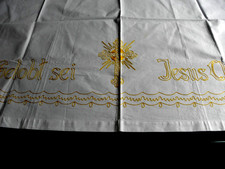 Herrliches Altartuch Hausaltar