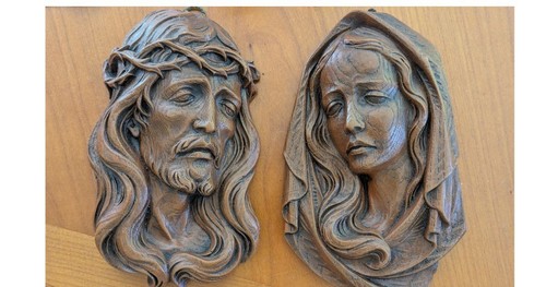 Jesus maria wachsrelief - maria, –